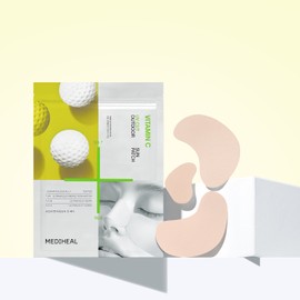 Mediheal Vitamin UV Cut Outdoor Sun Patch Triple Protection 4 Patches, 1 Pouch