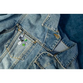 The Unemployed Philosophers Guild Mojito Cocktail Enamel Pin Set - Strong Rubber Backing Clasps, Set of 5 Pins