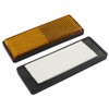 Waziaqoc 10-Pack Orange Reflectors, Self-Adhesive Rectangle Reflectors