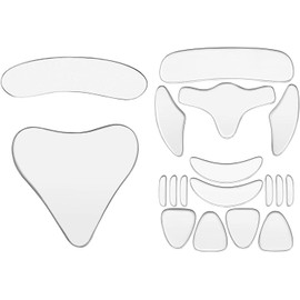 18 Juego de Almohadillas de Silicona para el Cuello y el Pecho Faciales Reutilizables, 16 Parche Facial, 1 Parches de Pecho 1 Parche de Cuidado para el Cuello