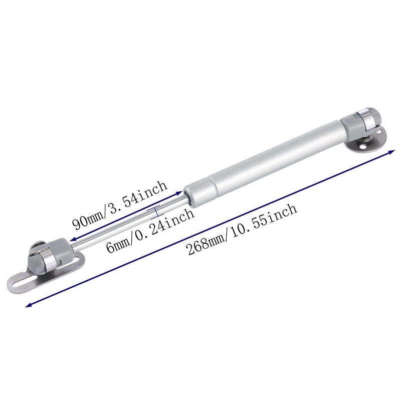 2 Pack 20N/4.4 lb Hydraulic Support Cabinet Hinge,Lift Support, Soft