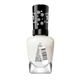 Sally Hansen Miracle Gel™, Snow Day, Long Lasting, Gel-Like Formula, No UV Lamp Needed, White Glitter Nail Polish