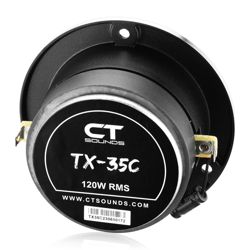 CT Sounds TX-35C 3.5” 480-Watt Titanium Super Tweeters, Pair