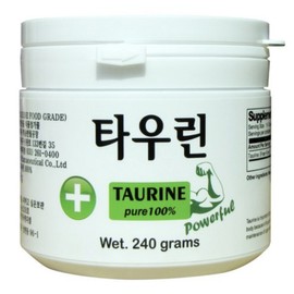 Taurine powder, 240g, 4 pieces / 타우린 분말, 240g, 4개