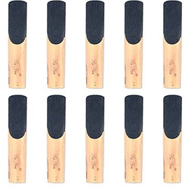 Alnicov 10 varillas de saxofón tenor Bb, varillas de saxofón fuerza 2.0, accesorios de piezas de instrumentos