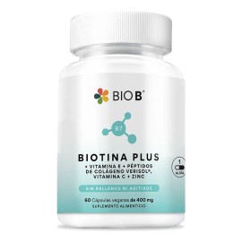 Bio B | Biotina Plus | 60 Cápsulas Veganas