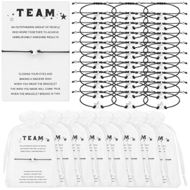 30 Set Team Employee Appreciation Gifts Bulk Office Business Inspirational Team with Team Thank You Cards Organza Bag Thank You Team Staff Gifts for Employee Coworkers Teacher