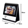 Shot2go 2025 Desktop Photo Calendar Black - Holds 12 4x6"