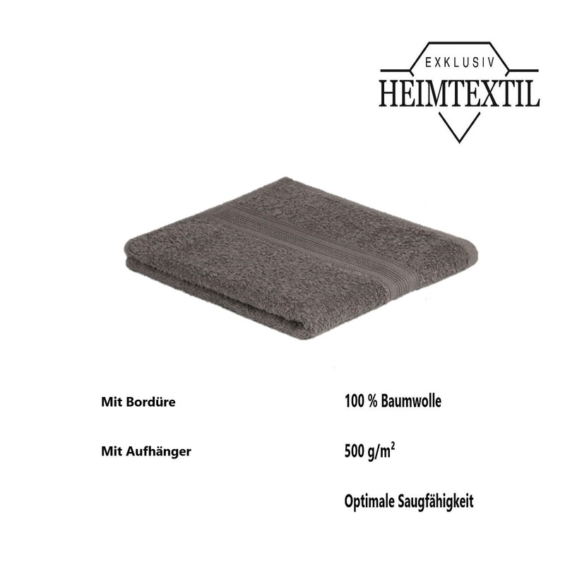 EXKLUSIV HEIMTEXTIL Bath Towel Set of 2 70 x 140