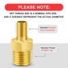 GODESON Air Inflator Adapter,1/4 NPT (m) to Standard Schrader Valve