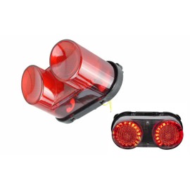 Fit for Yamaha 2000-2001 YZF-R1; 2001-2005 YZS1000 / YZS1000 FAZER/ YZS1000S/FZ1; LED Rear Lamp Brake Tail Light Integrated Turn Signal (Red, Style 1 Flash Mode)