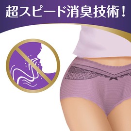 Whisper Thin Silky Women's Urine Care Rose 14 Pack L Pants Type (For Large Amounts of Urinary Spill)