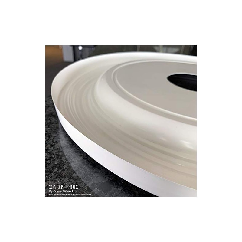 Ekena Millwork CMP16CO Cole Thermoformed PVC Ceiling Medallion (Fits Canopies
