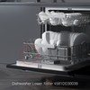 Walmine Plastic 4581DD3003B Dishwasher Lower Roller Rack Replacement for LG,