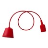MiniSun - Contemporary ES E27 Red Designer Ceiling Suspension Rose