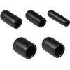 MACHSWON 50pcs Rubber End Caps 5 Sizes (3mm, 5mm, 6mm,