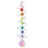 Qianyu Crystal Suncatcher Decorative Rainbow Maker Wind Spinner Tail Window