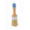 Large Round Wax Brush with Varnished Handle. Great for Painting,