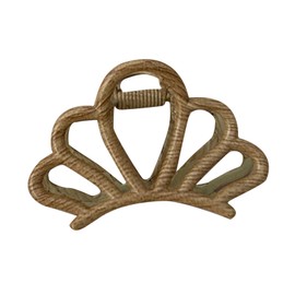 Guojiang Vintage Hair Claw Clip For Women Wood Hair Barrettes Lovely Strong Holder Hairpin Non-Slip Hair Accessories Retro Hair