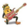 Jewels By Lux Bejeweled Keith Rocks Musician Frog Trinket Box