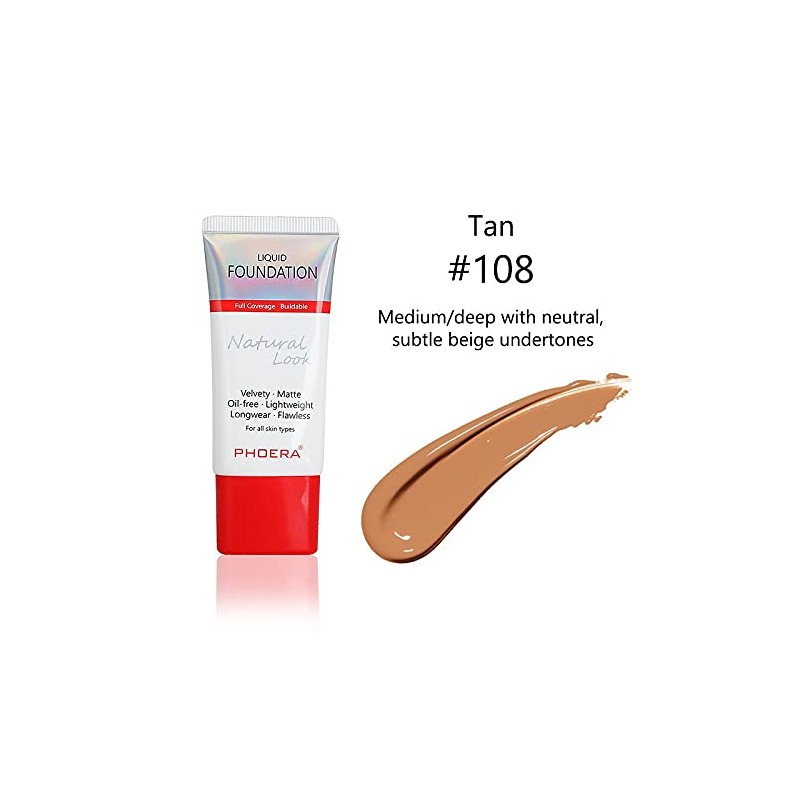 AQUAPURITY PHOERA Full Coverage Foundation New Formula Waterproof Long Lasting