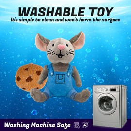 Adenzai If You Give a Mouse a Cookie Plush Toy - Soft and Cuddly Mouse Companion, 10 inches