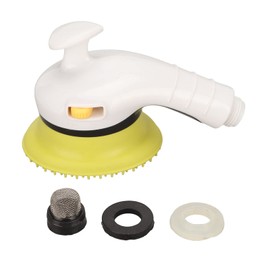 Pet Shower Head, Hand Shower with On/Off Switch, Dog Washing Shower Attachment, Dog Bath Shower for Bathing and Massaging (Yellow)