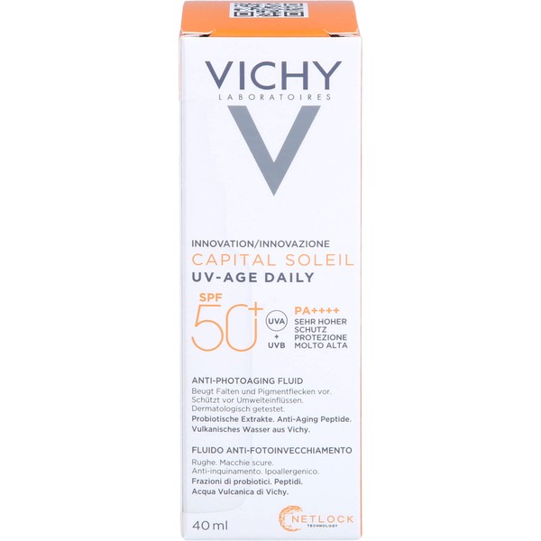 Vichy Capital Soleil UV-Age Daily LSF 50+, 40 ml FLU