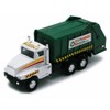 Showcasts Garbage Truck White w/Green Compactor Showcasts 9911DG 6" Scale Diecast Replica