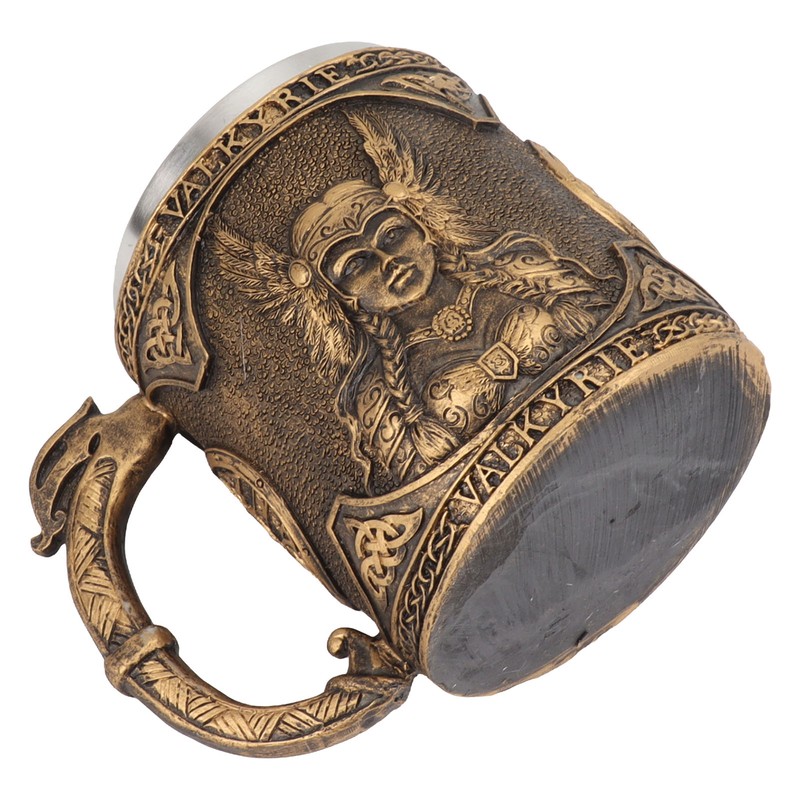 Beer Mug Stainless Steel Resin Double Layered High Temperature Resistant