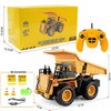 2.4GHz Remote Control 6 Channel Dump Truck with Lights Simulation