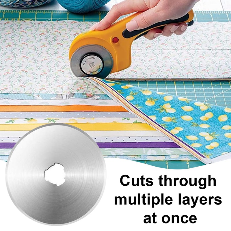 8 Pcs Rotary Cutter Blades 45mm, Replacement Rotary Cutter Circular,
