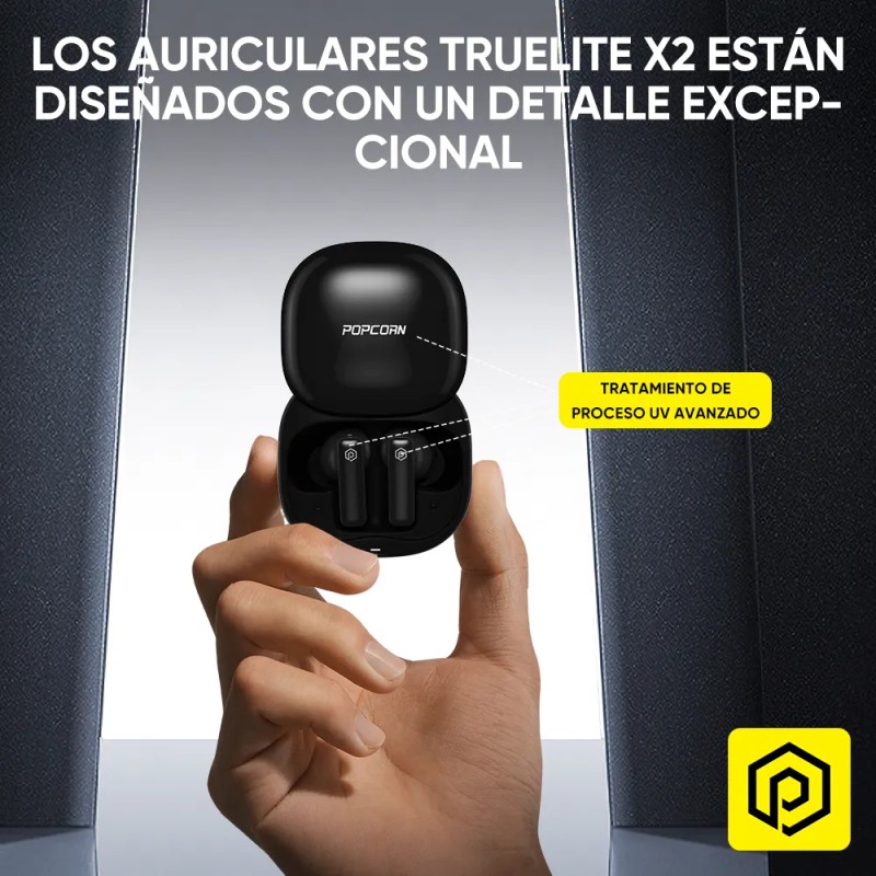 Audfonos Inalmbricos Bluetooth 6.0 Popcorn X2 In Ears Auriculares Deportivo