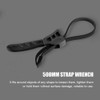 Yosoo Strap Wrench, Universal 500mm Adjustable Rubber Spanner with Strong