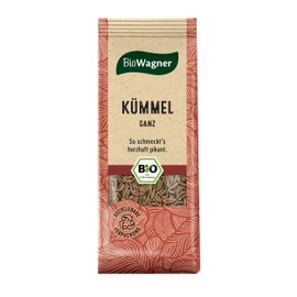 BioWagner - Organic Cumin Whole | Refines Cabbage Dishes and Stews | Natural Organic Ingredients | Recyclable Packaging | 50 g