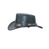 Black Jungle Reedley Leather Hat, Classic Western Hat, Cowboy Hat,