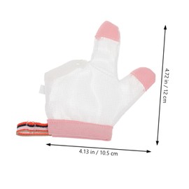 Sosoport Gloves Winter for Pair Protective Gloves Breathable Sucking Mittens Stop Fingernail Biting Lock