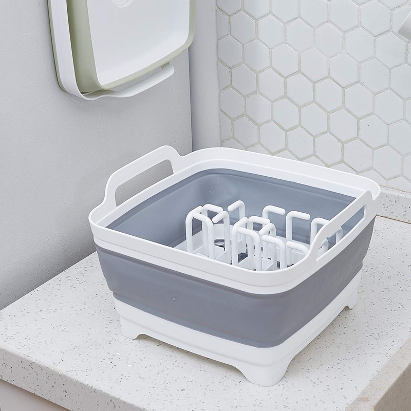Collapsible Dish Pans for Washing Dishes 9L Portable Wash Dish