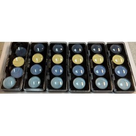 Revlon LOT OF 6 REVLON ILLUMINANCE CREAM SHADOW 0.12 OZ / 3.4 g  MOODY BLUES