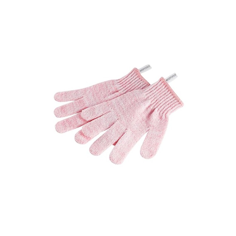 Ecotools Exfoliating Gloves, Rosa