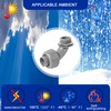 (10 Pack) Yariwiz 1 inch Plastic Liquid Tight Conduit 90