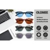 OLOMEE Reading Sunglasses Womens Round Readers Sunglasses +2.25 for Small