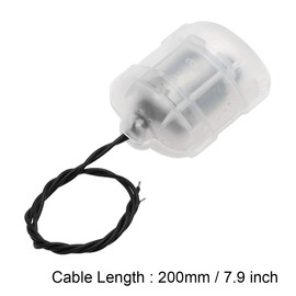 uxcell Vibration Motors DC 12V 4000RPM Massager Vibrating Motor with White Shell 58x44x30mm