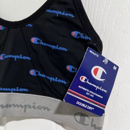 Champion NEW Champion Womens  Athletics Sports Bra Double Dry Medium Navy Blue CH50AS