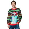 Unisex Women's Ugly Christmas Sweater LED Light Funny Novelty Knit