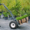 YI 2 Pack Rustic Half Barrel Planters, 16.34x11.81x7.28 Inches Plastic