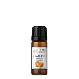 Lily & Loaf Sweet Orange Organic Essential Oil (Citrus sinensis) | 100% Pure & Natural | 10ml