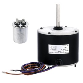 PIRIPARA 0131M00061SP, 1/4 Hp Condenser Fan Motor Replaces Goodman Condenser Fan Motor, Zongshan Broad-Ocean Motor YDK-180S84062-01-830 RPM, 1-Speed, Replaces Amana Janitrol P/N: 0131M00014PS