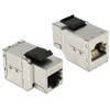 DeLOCK Keystone RJ45 female > female Cat. 6 A