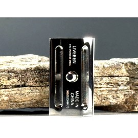 Liveben Razors Safety Razor Head, Polished Stainless Steel 316L CNC Machined NEW